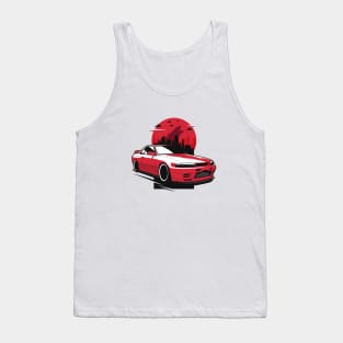 Red R32 Skyline GTR City Tank Top